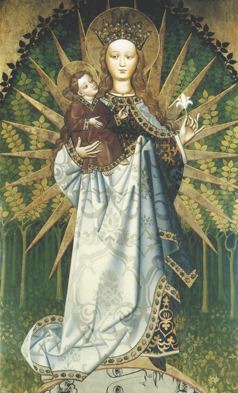 Madonna with Child Clothed in Sunlight