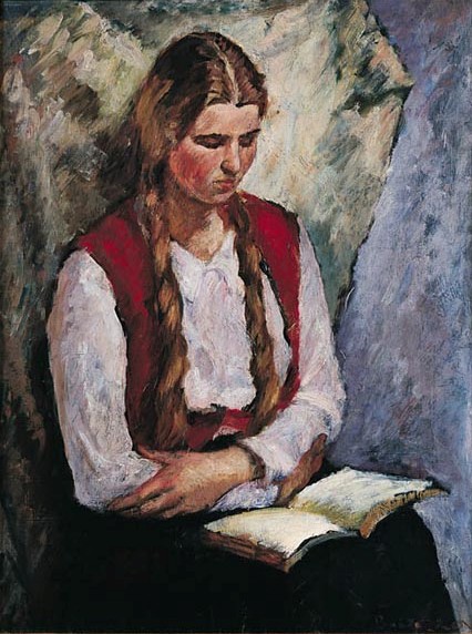 Girl Reading a Book