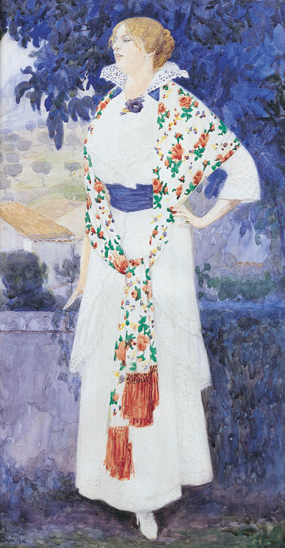 Portrait of Zofia. the Artist's Wife