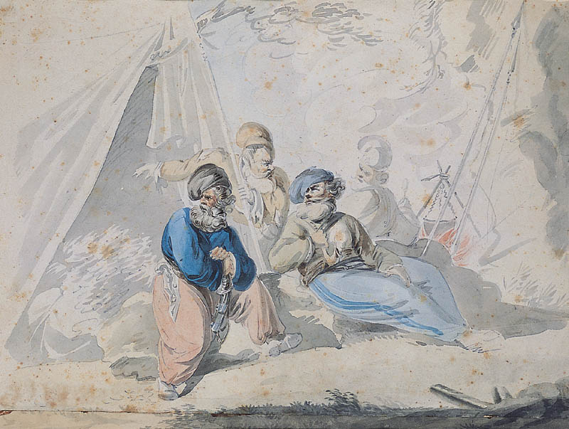 Cossacks in a Bivouac