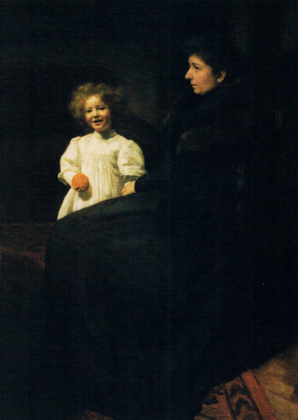 Portrait of Mrs Oderfeld with her Daughter
