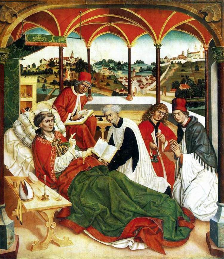 Death of St. Corbinian
