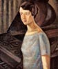 Portret żony przy fortepianie