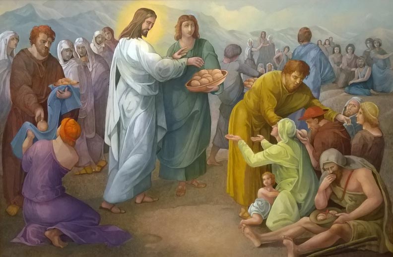 Chrystus rozmnażający chleb