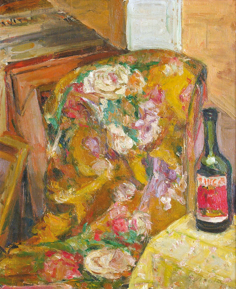 Still Life with Flowers and a Bottle