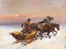 Home Journey in a Sledge