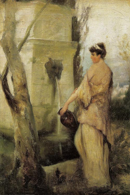 Girl at a Well