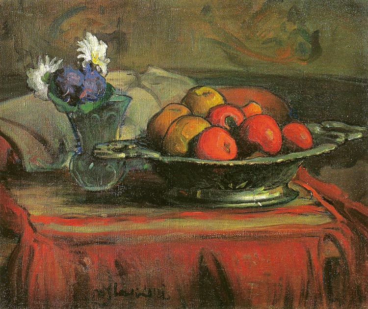 Still Life with a Silver Bowl and Fruit