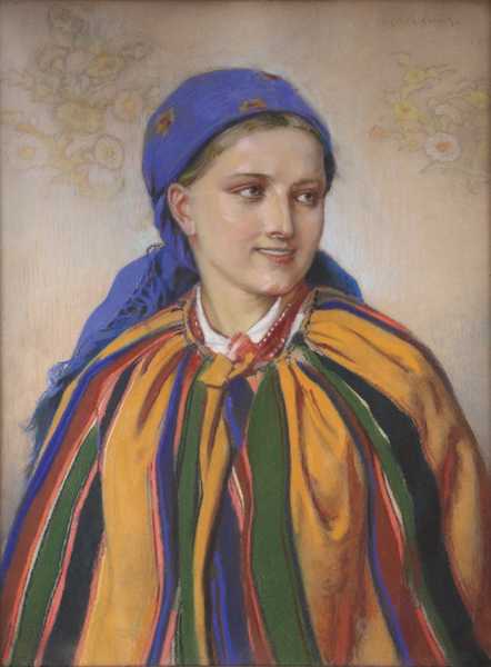 Girl in a Folk Costume