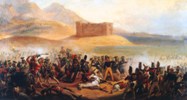 Obrona zamku Fuengirola w Hiszpanii przez oddzia 4 puku piechoty z Ksistwa Warszawskiego