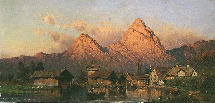 Alpine Landscape near Brunnen