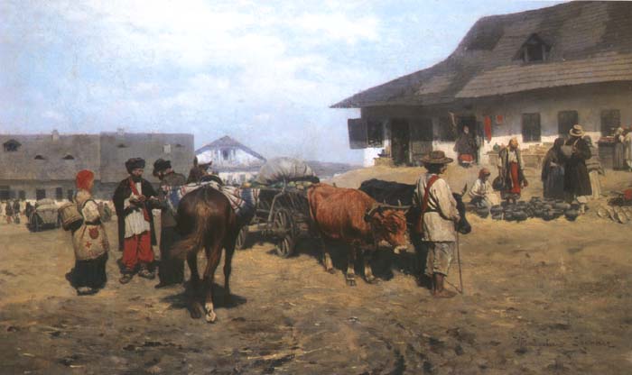 Market in a Small Town