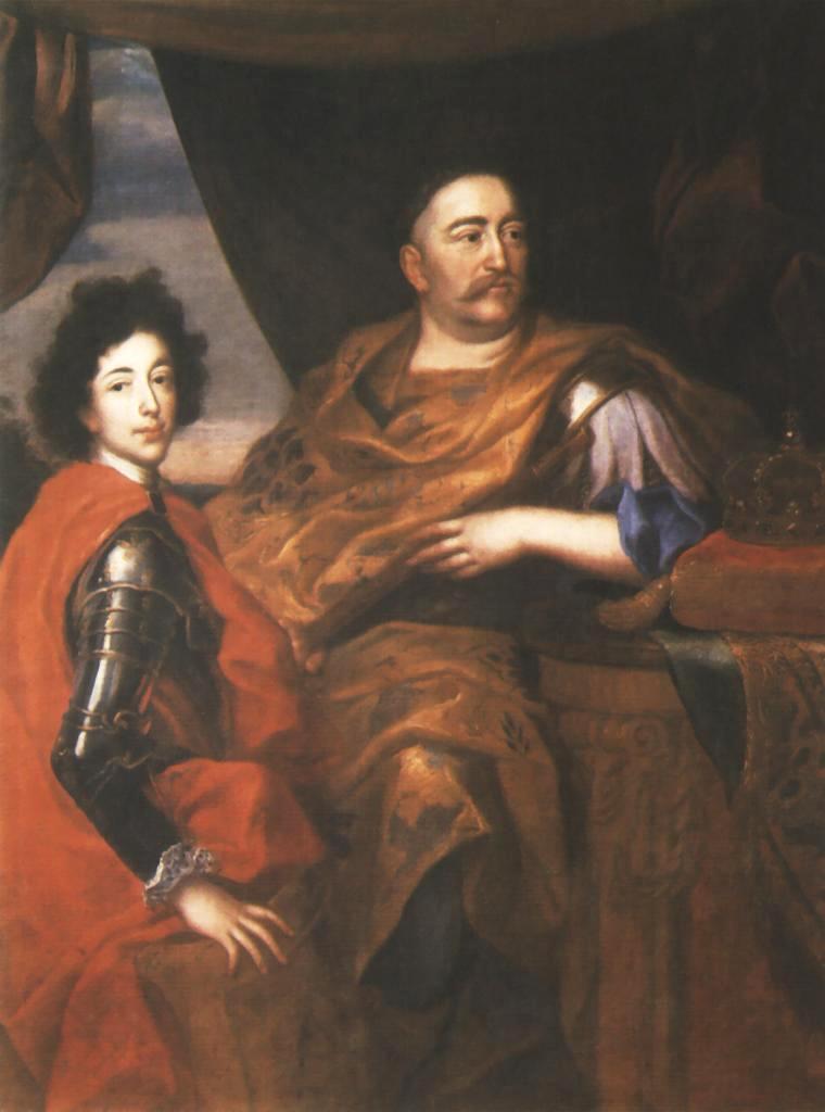 Portrait of John III Sobieski and his Son Jacob