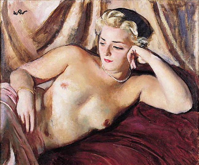 Semi-Nude Woman