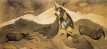 Pocaunek mongolskiego ksicia w lodowej pustyni