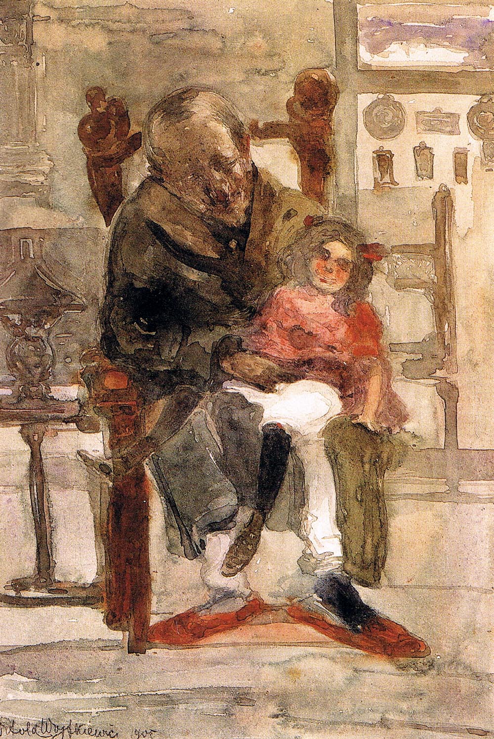 An Elder and a Child