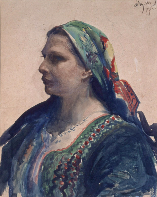 Woman in a Cracovian Folk Costume