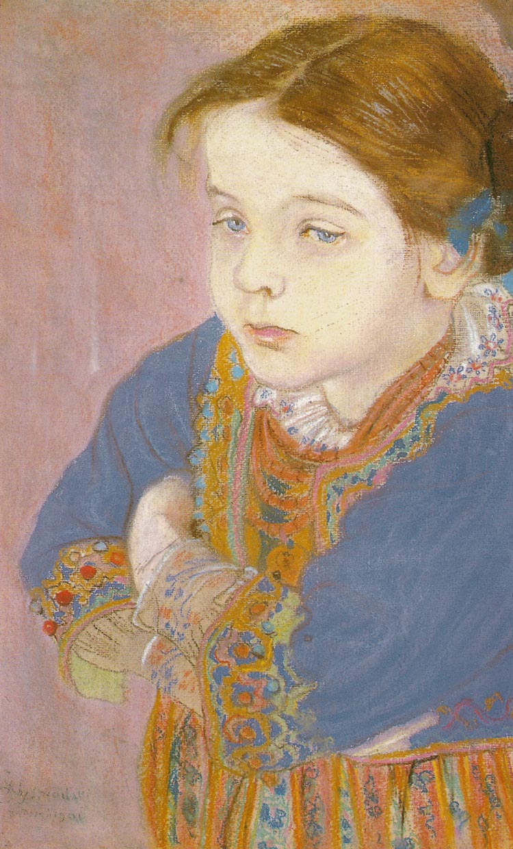 Portret Helenki w gorsecie krakowskim