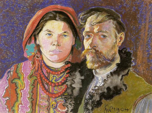 Autoportret z żoną