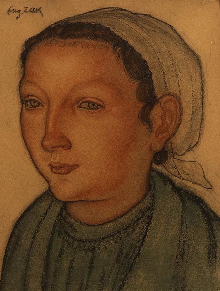 Portrait of a Breton Woman