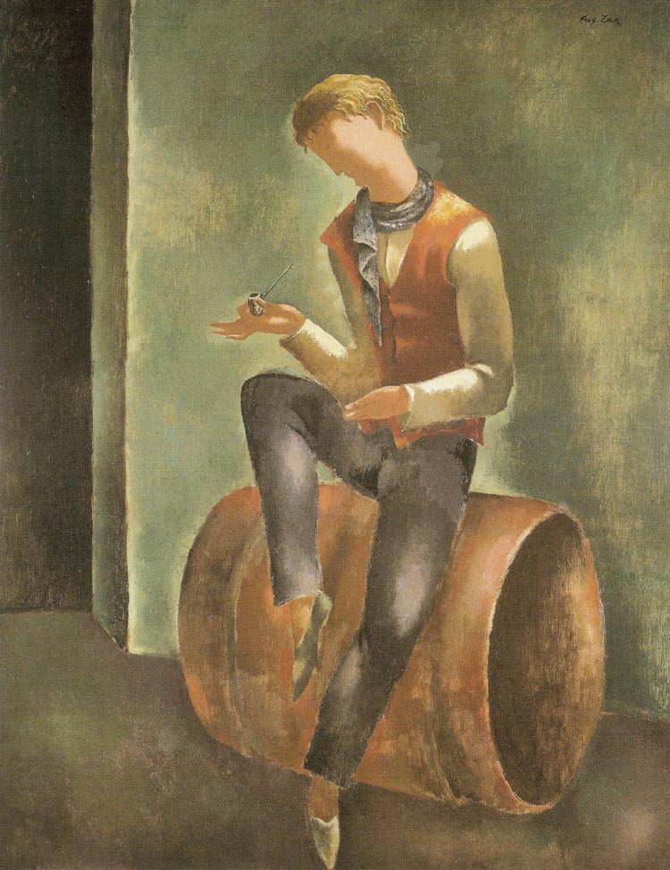 Young Man with Pipe