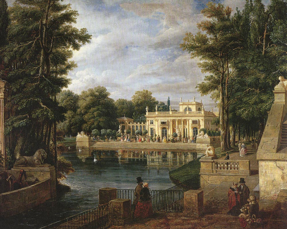 Lazienki Palace in Summer