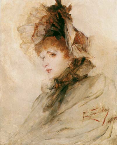 Portrait of a Woman in a Hat